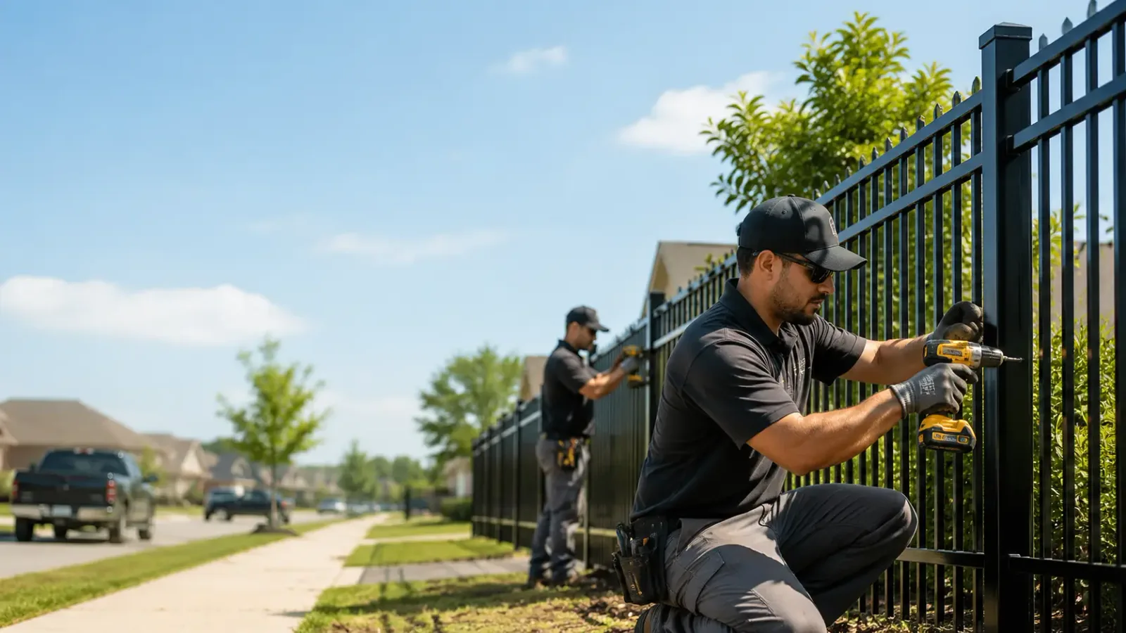Metal Fence Installation in Shaw, MS
